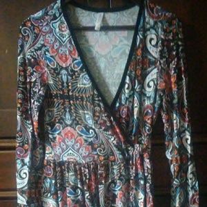 Xhilaration Medium flared wrists dress.